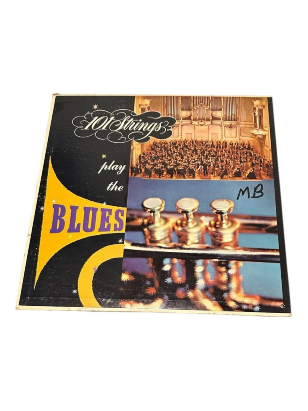 Vintage 101 Strings Vinyl LP Play The Blues OM Blues Easy Listening Black Canada